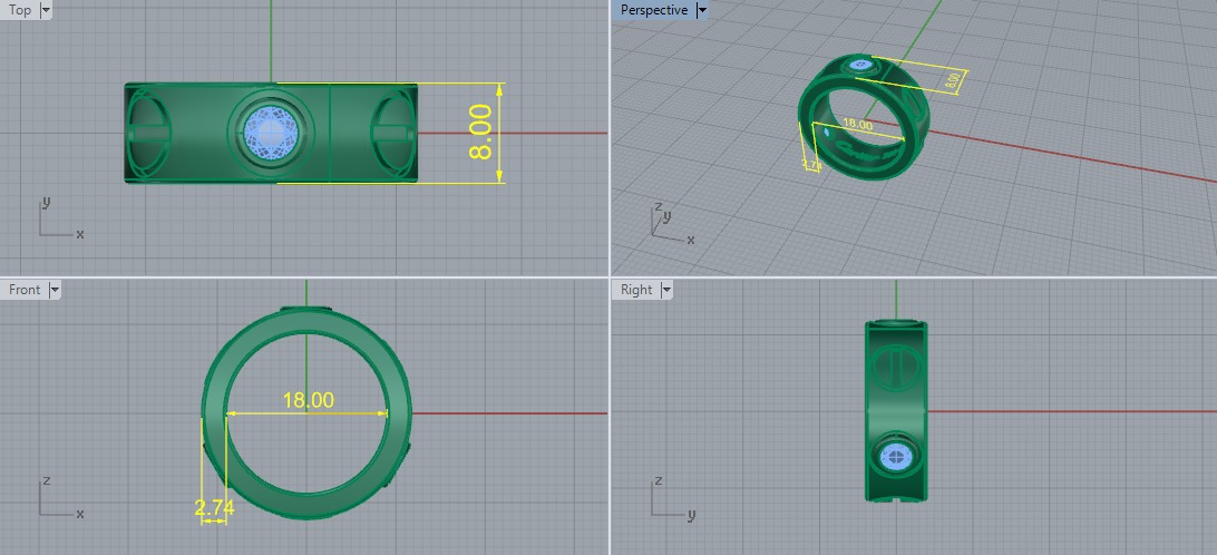 Bolt ring Model 6794 3D print model_5