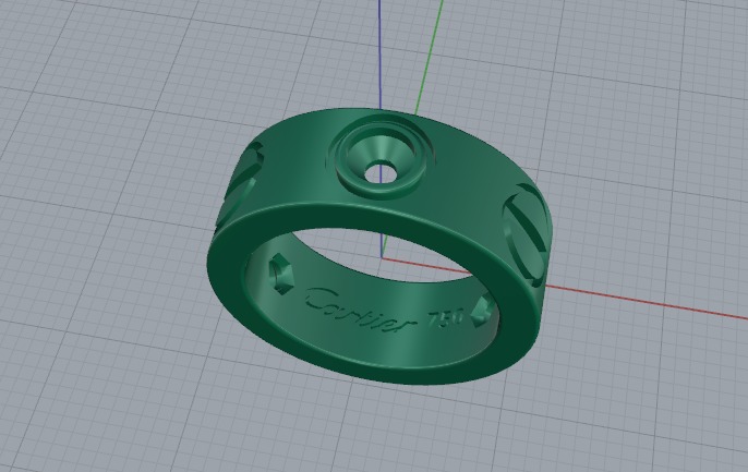 Bolt ring Model 6794 3D print model_2