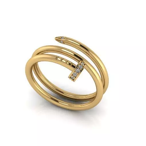 Ring nail Model 6774 3D print model_0