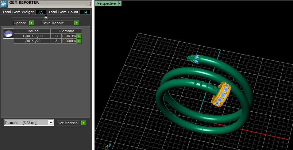 Ring nail Model 6774 3D print model_7