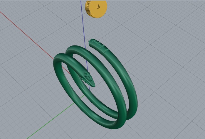Ring nail Model 6774 3D print model_4