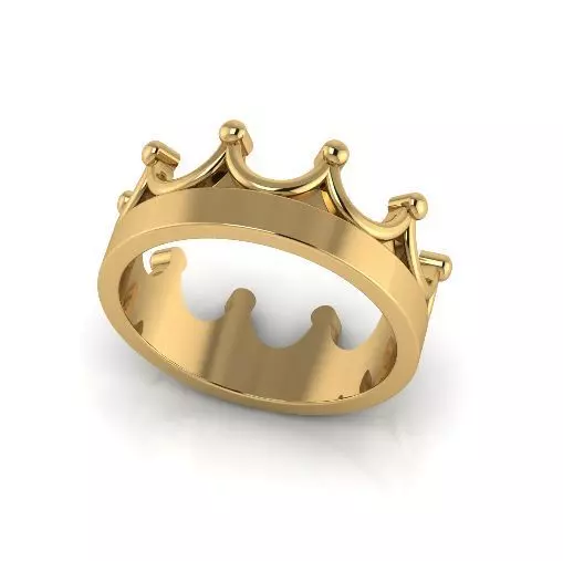 Crown ring Model 6773 3D print model_0