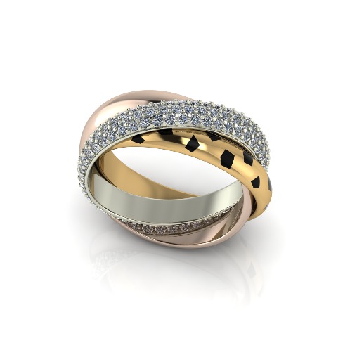 Trinity Ring Model 6772 3D print model_1