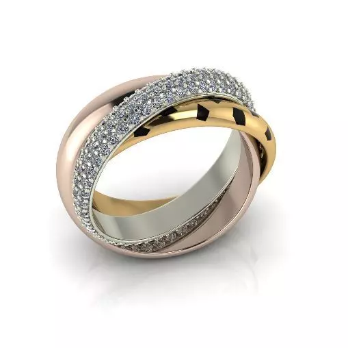 Trinity Ring Model 6772 3D print model_0