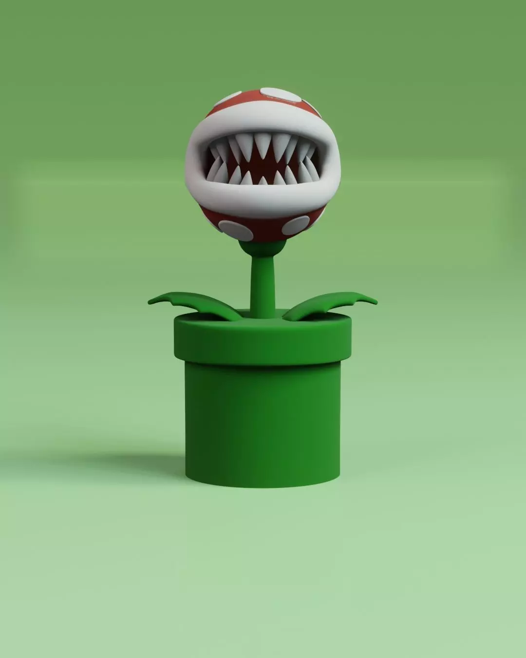 Piranha Plant 3D print model_0