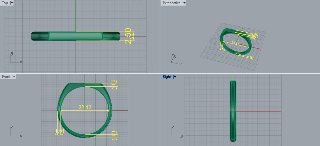 Ring Model 6765 3D print model_6