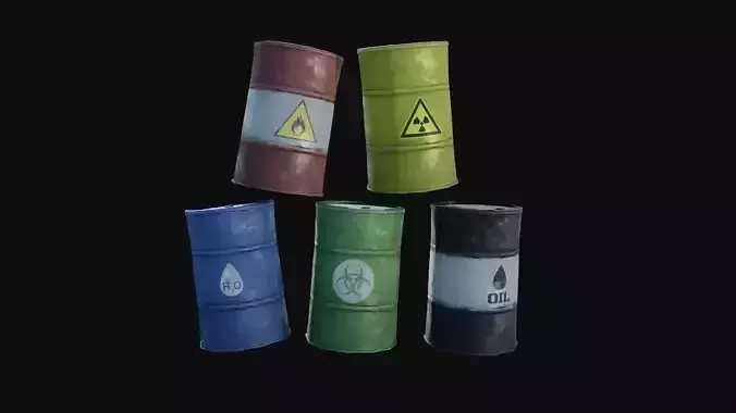 Stylized Steel Barrel