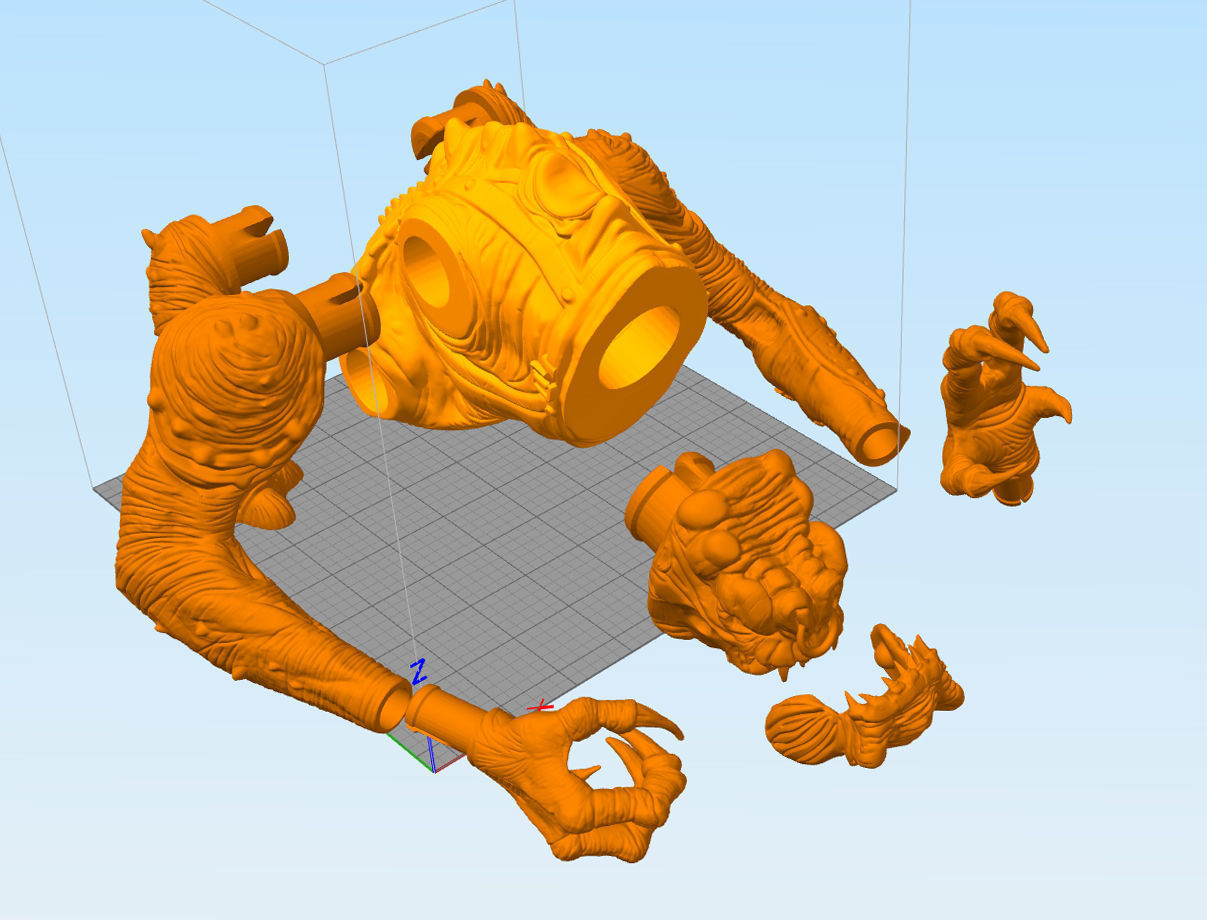 Star wars Boba Fett RANCOR 3D print model_3