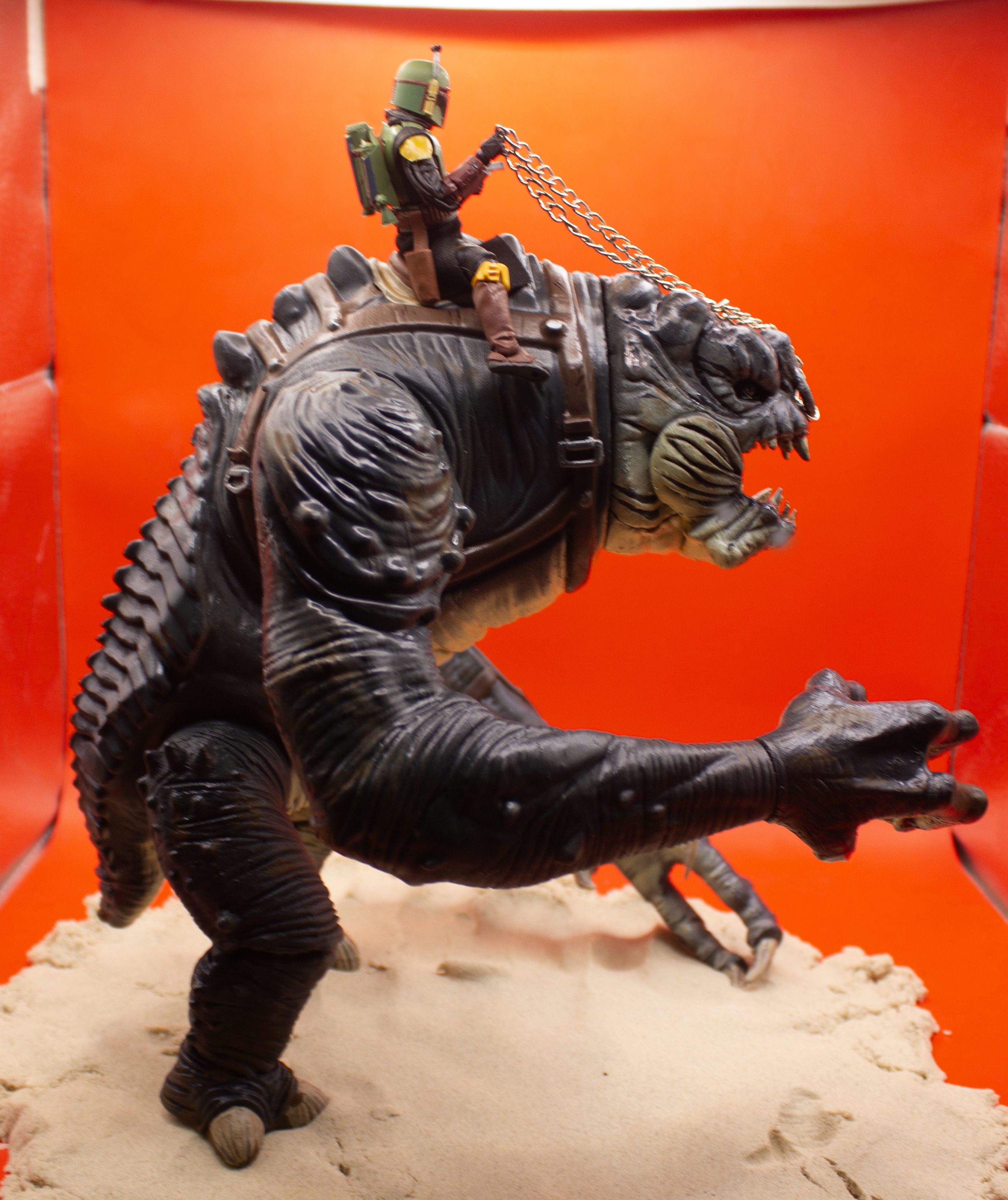 Star wars Boba Fett RANCOR 3D print model_5