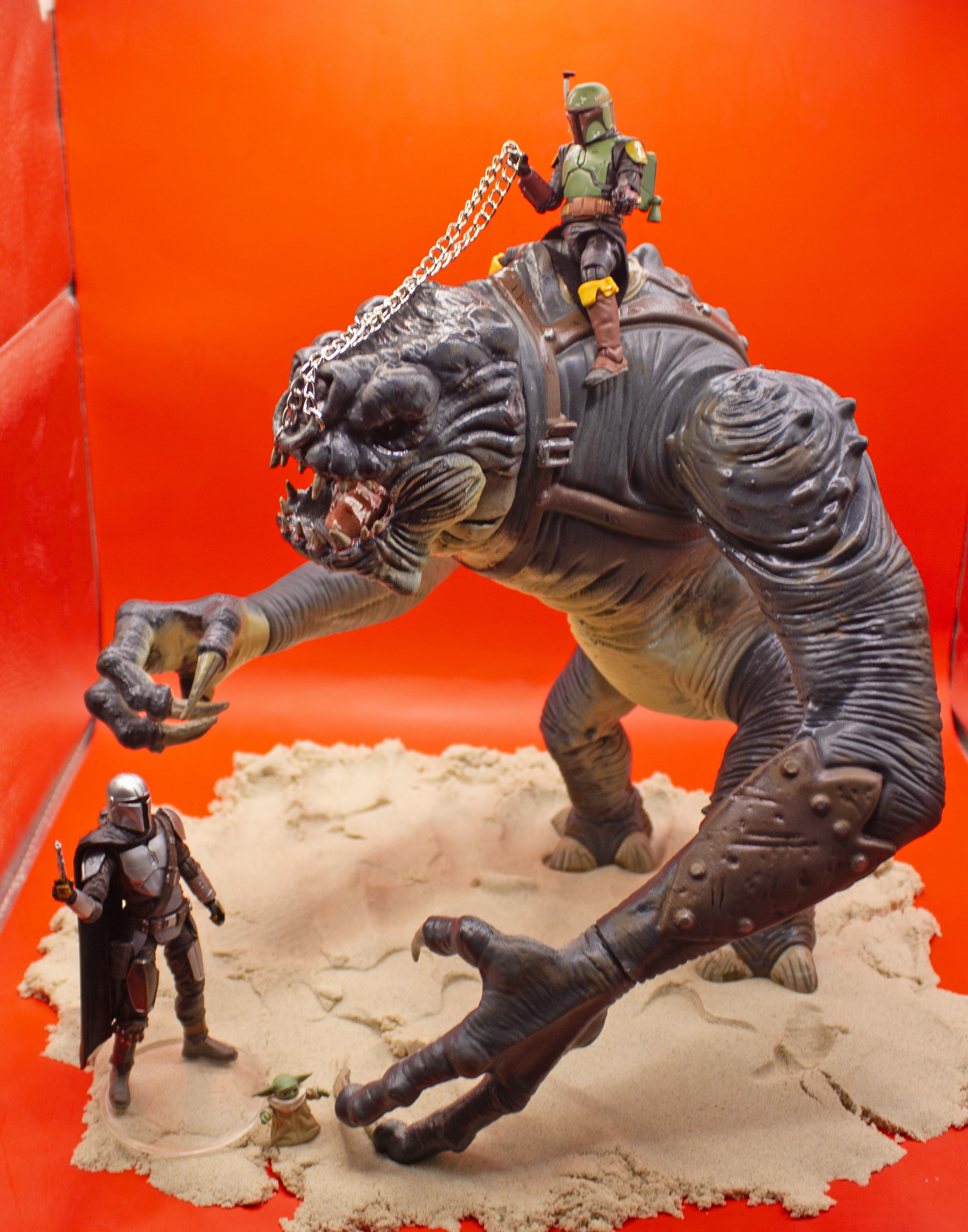 Star wars Boba Fett RANCOR 3D print model_1