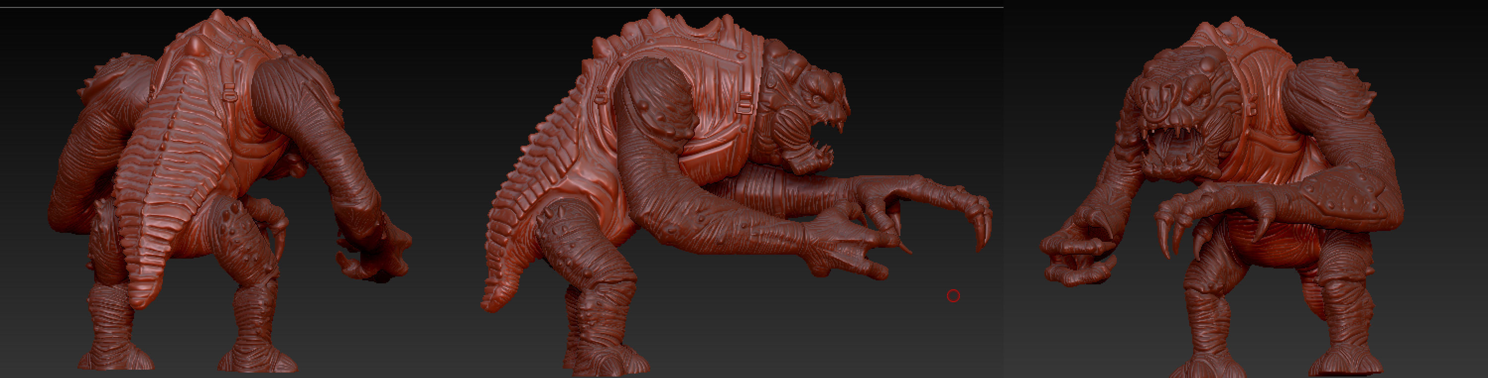 Star wars Boba Fett RANCOR 3D print model_2
