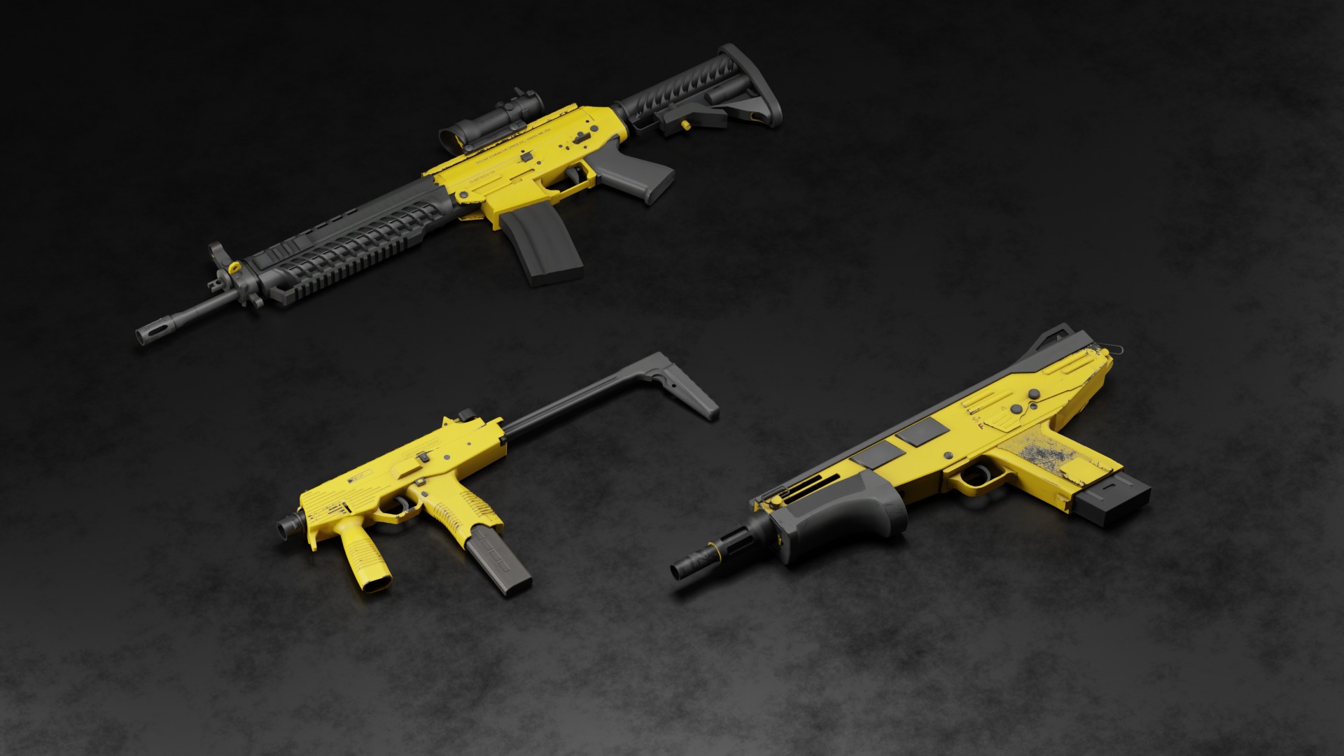 CS2 Bulldozer Collection 3D model_1