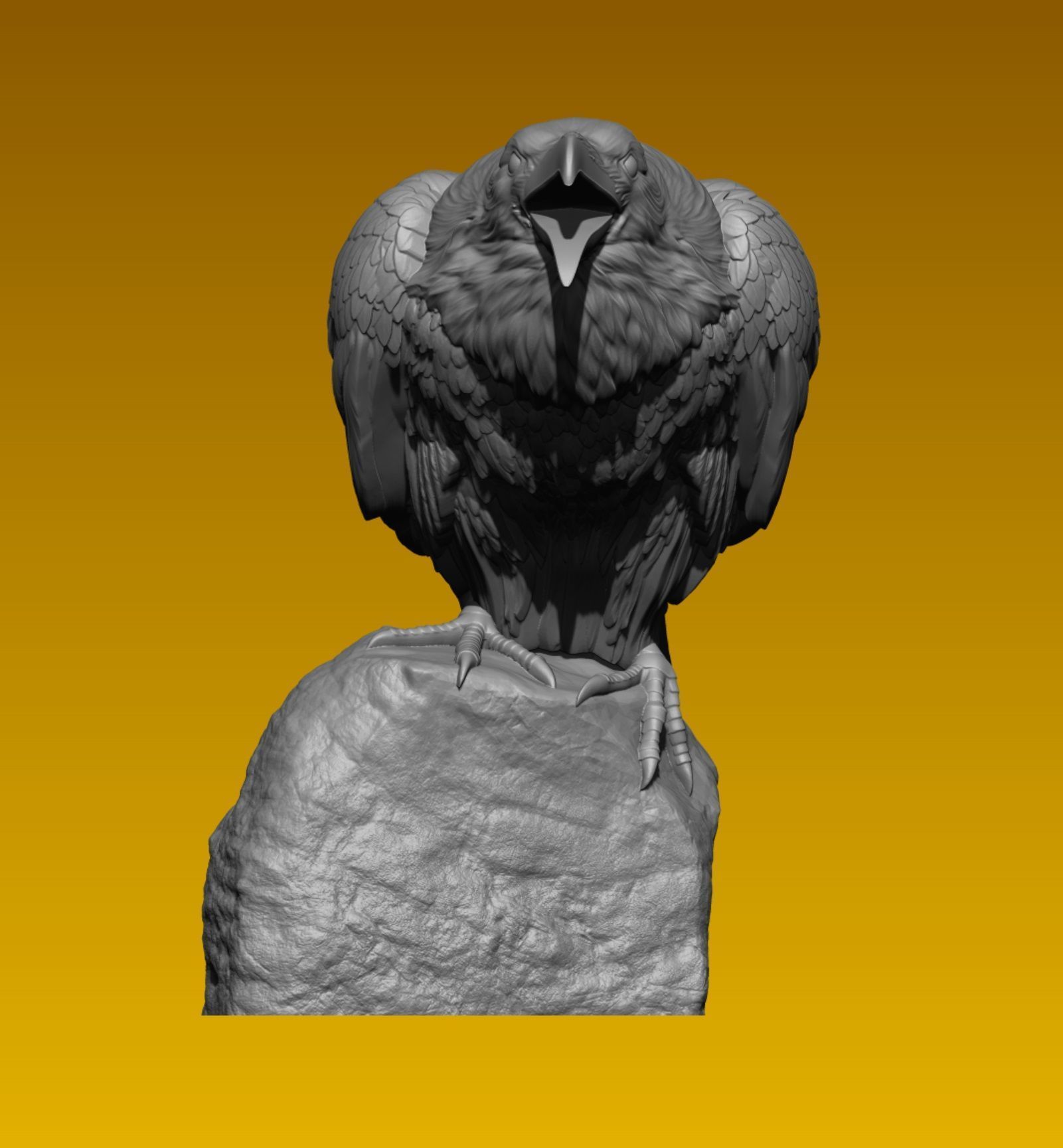 Raven  3D print model_1