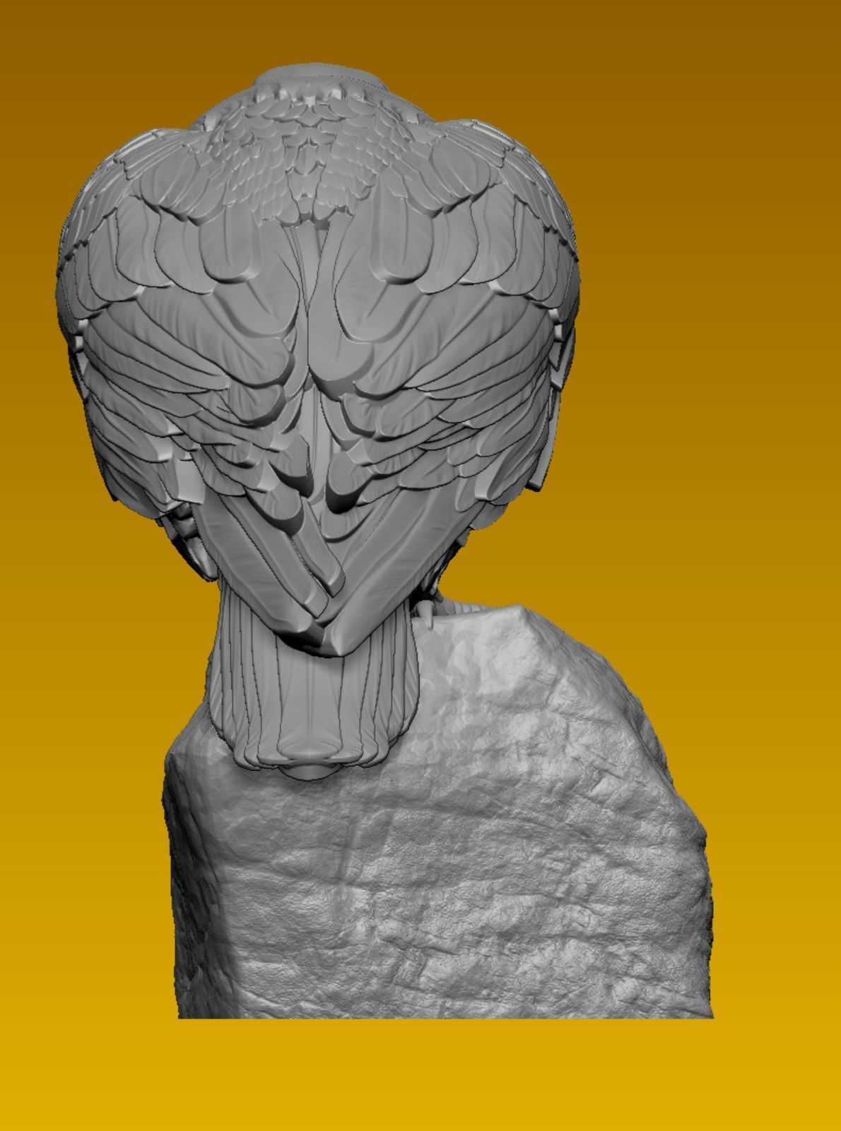 Raven  3D print model_4