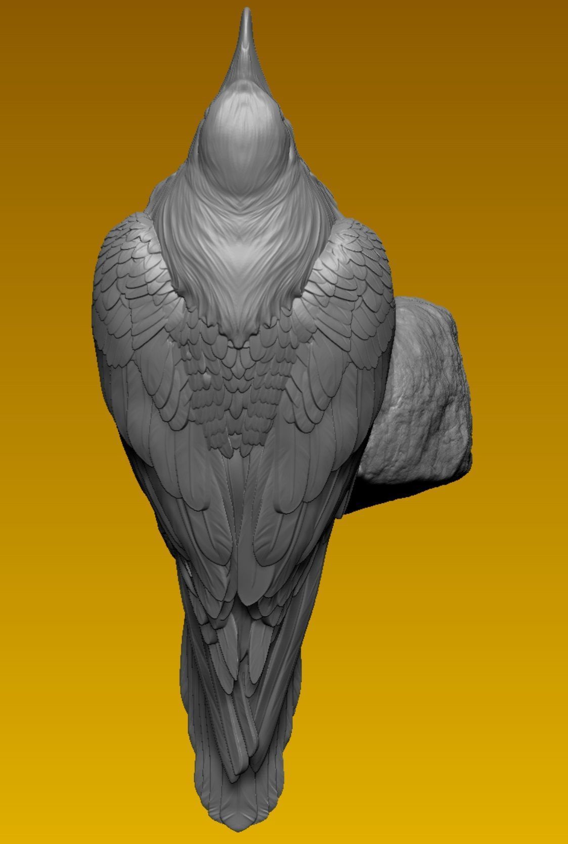 Raven  3D print model_5