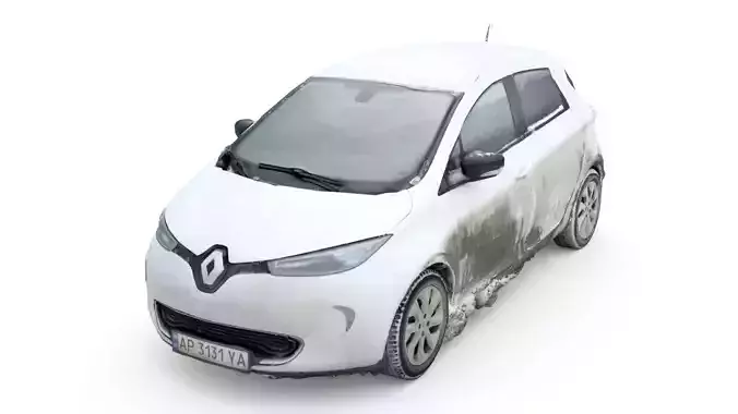 2019 Renault Zoe 2019 in Dirty Snow