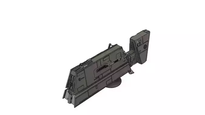 Star Wars imperial patrol speeder Han Solo 3D print model