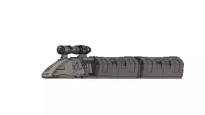 Star wars Boba fett TATOOINE REPULSOR TRAIN