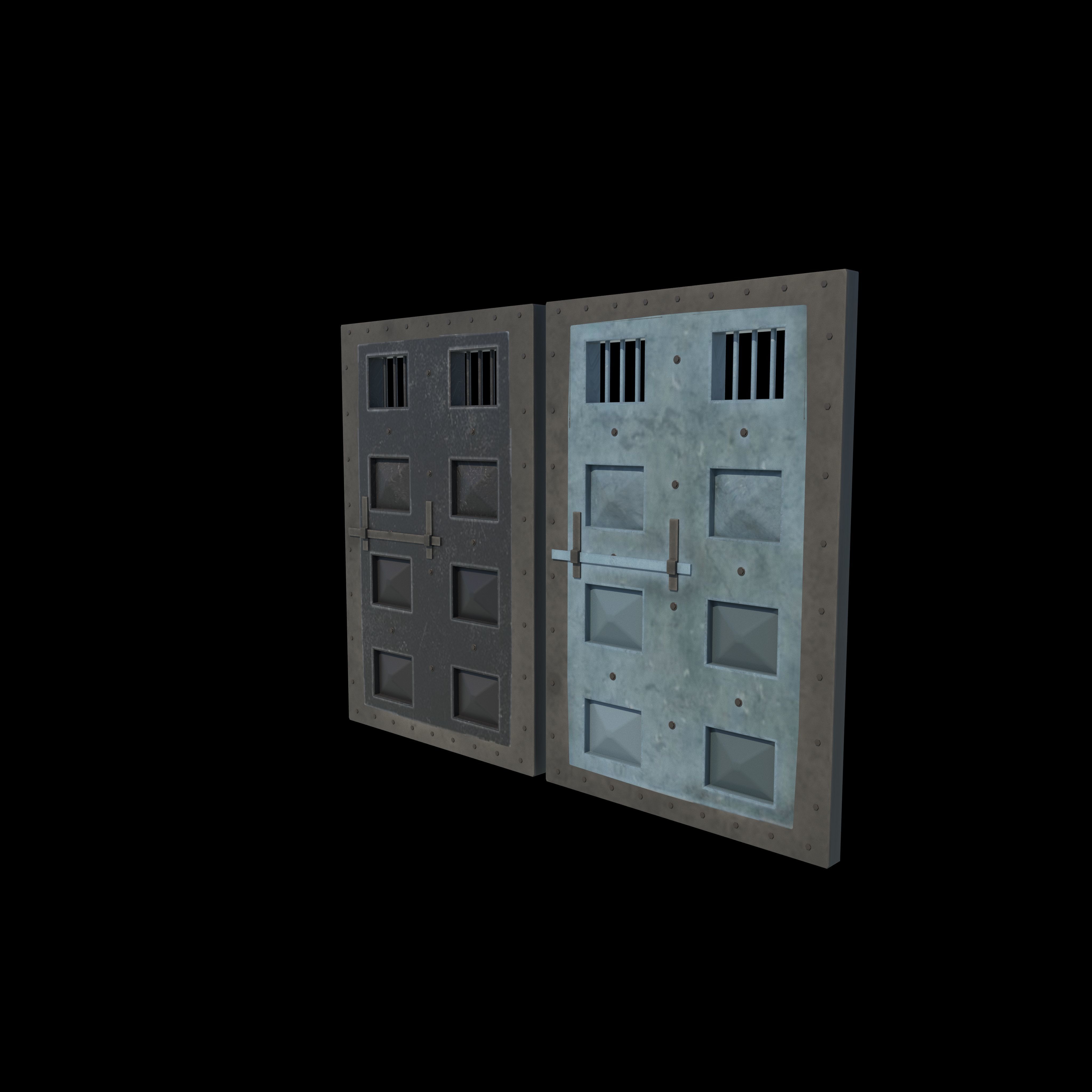 Jail Door 3D model_4