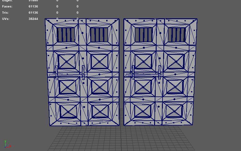 Jail Door 3D model_11