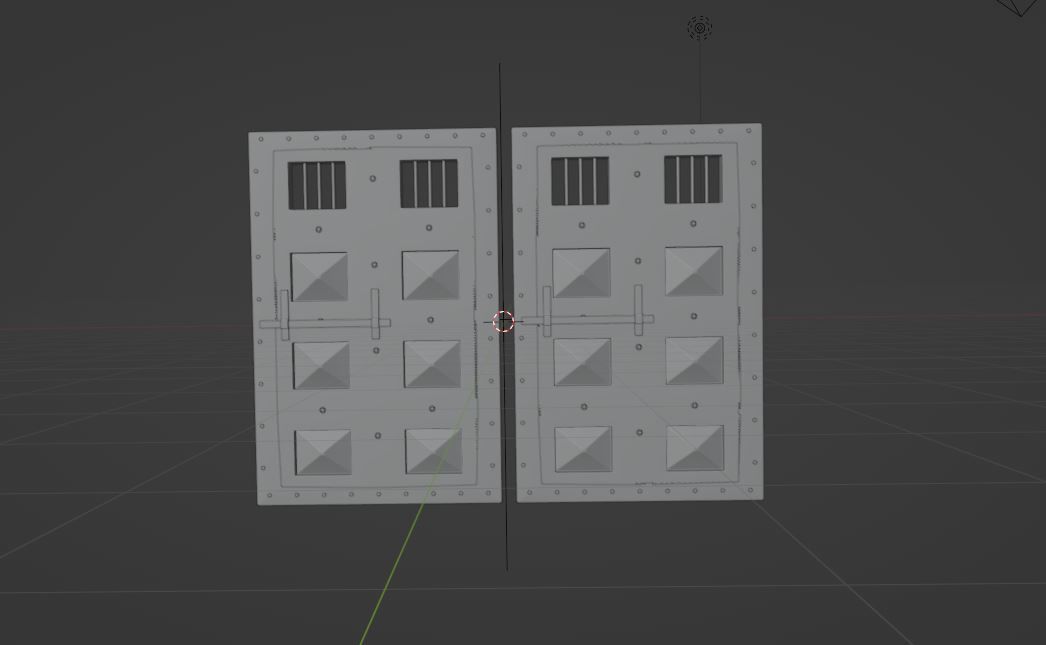 Jail Door 3D model_10