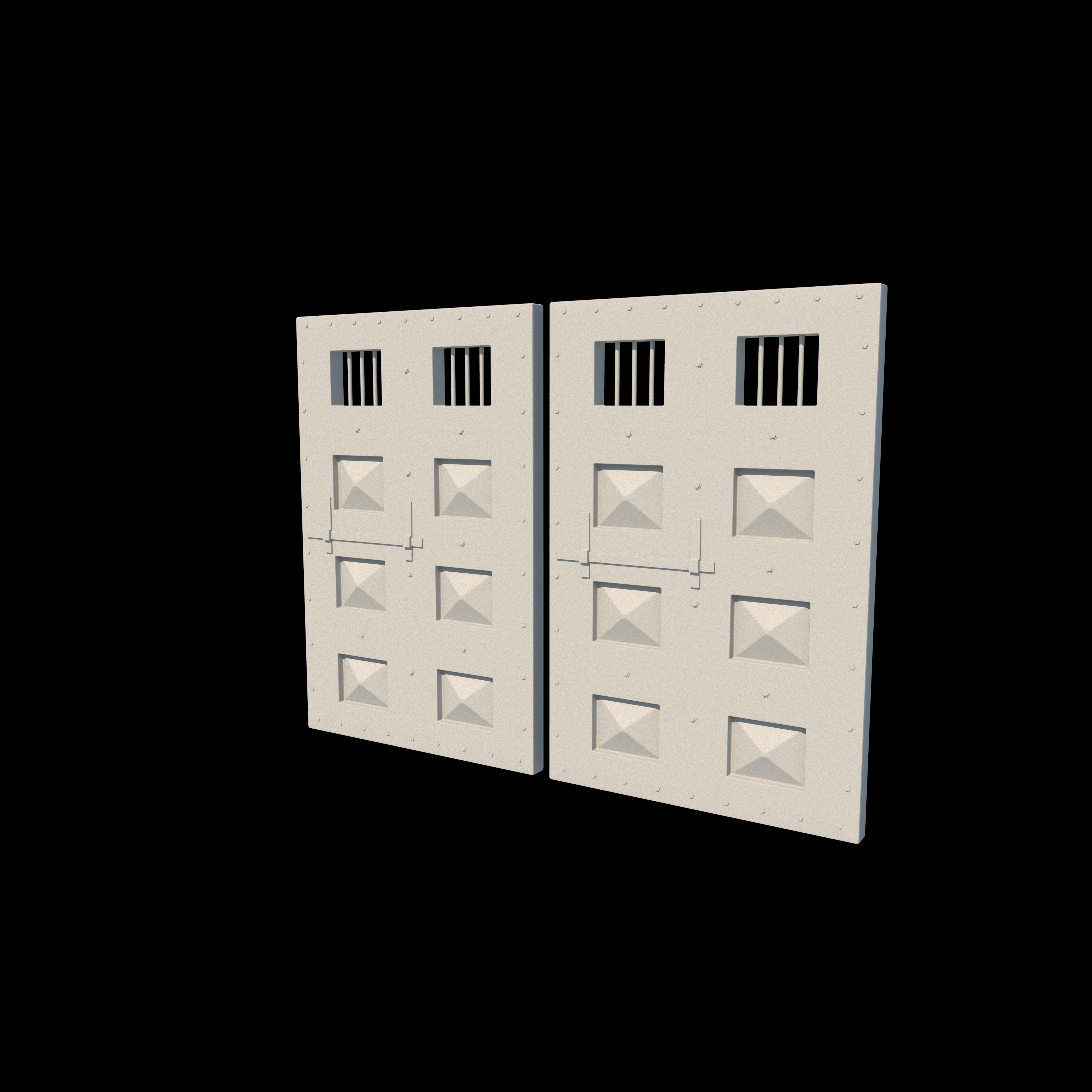 Jail Door 3D model_5