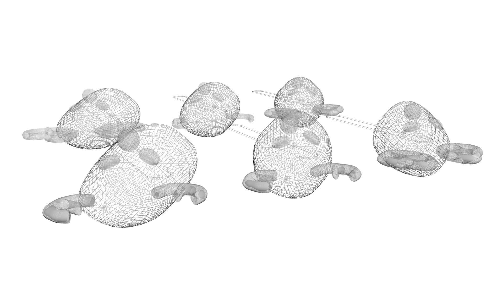 Reindeer Banana Cake Pops Set 3D model_22