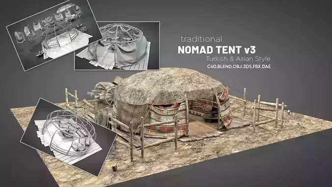 Traditional Nomad Tent v3