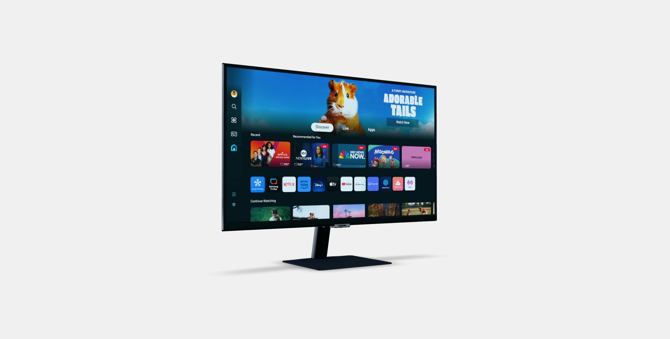 27 Smart Monitor M5 M50D FHD - LS27DM500EUXDU 3D model_4