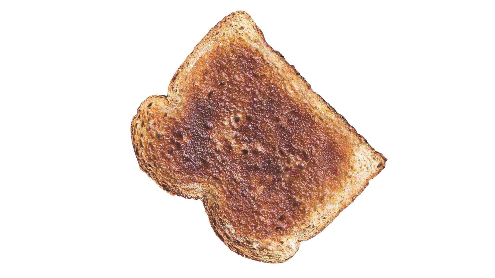 Ice Cream On Toast 3D model_13