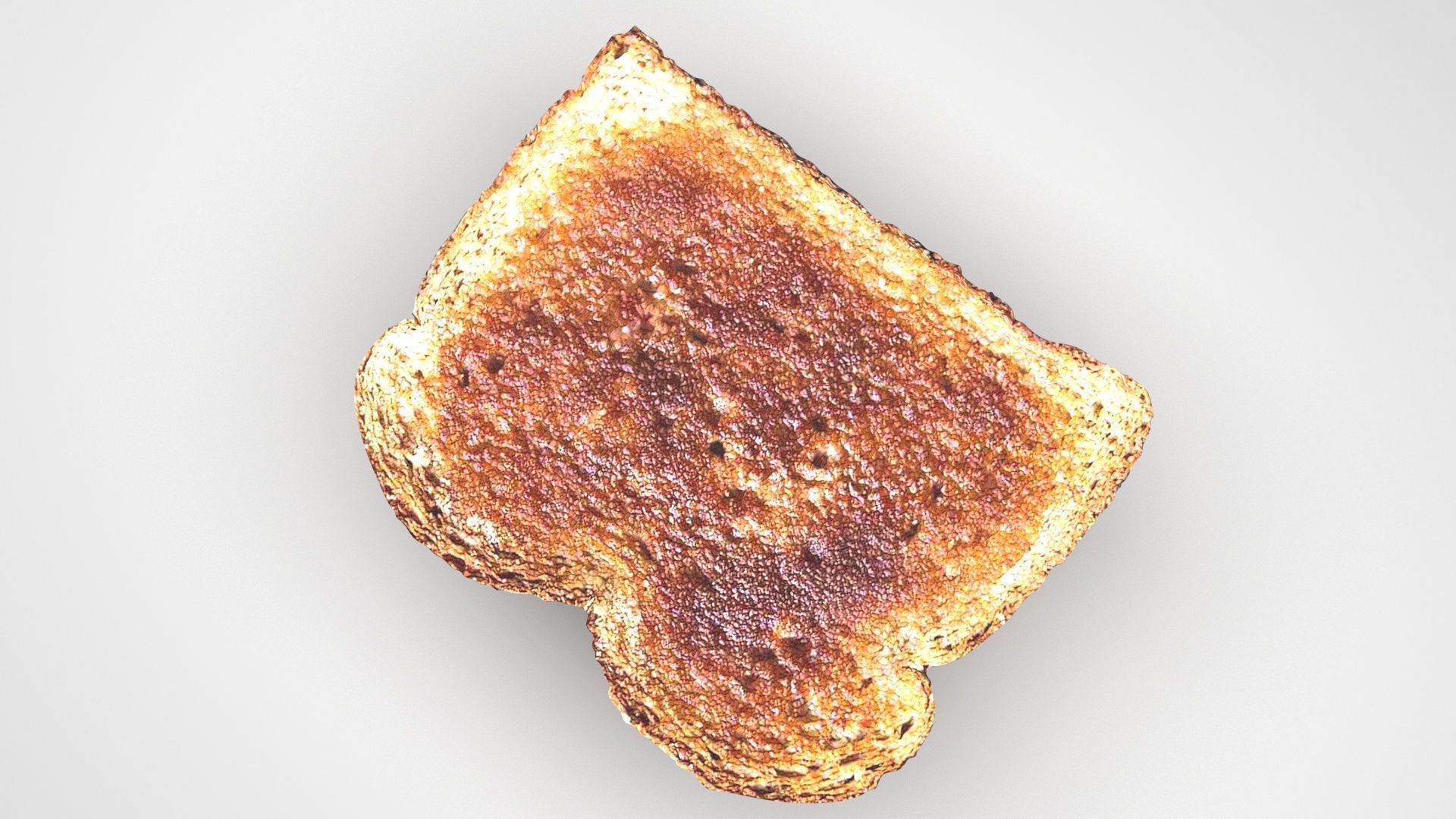 Ice Cream On Toast 3D model_5