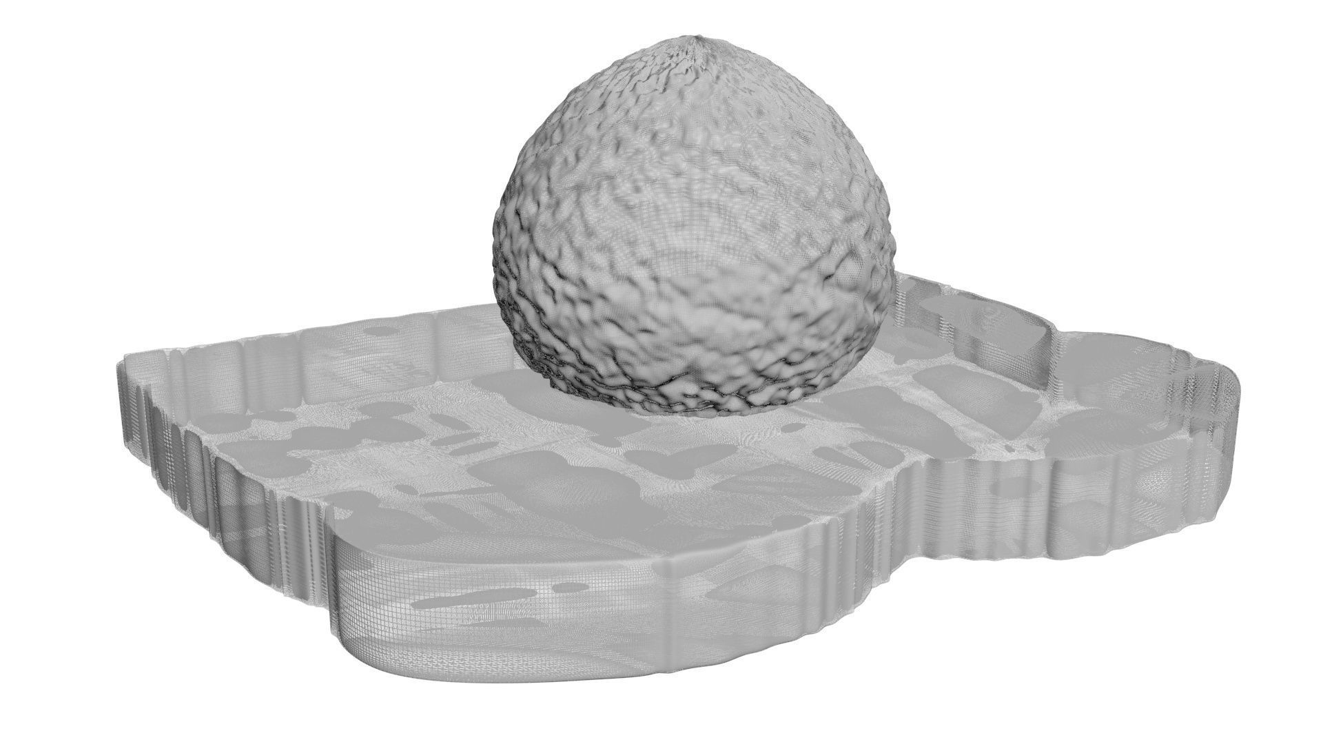 Ice Cream On Toast 3D model_23