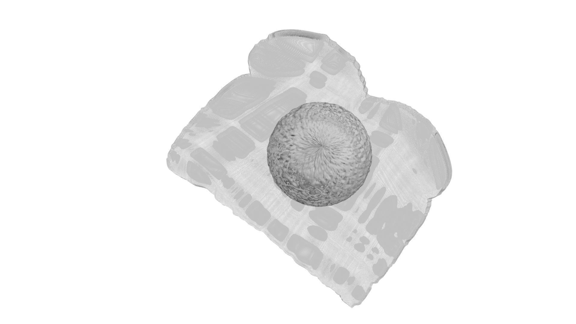 Ice Cream On Toast 3D model_22