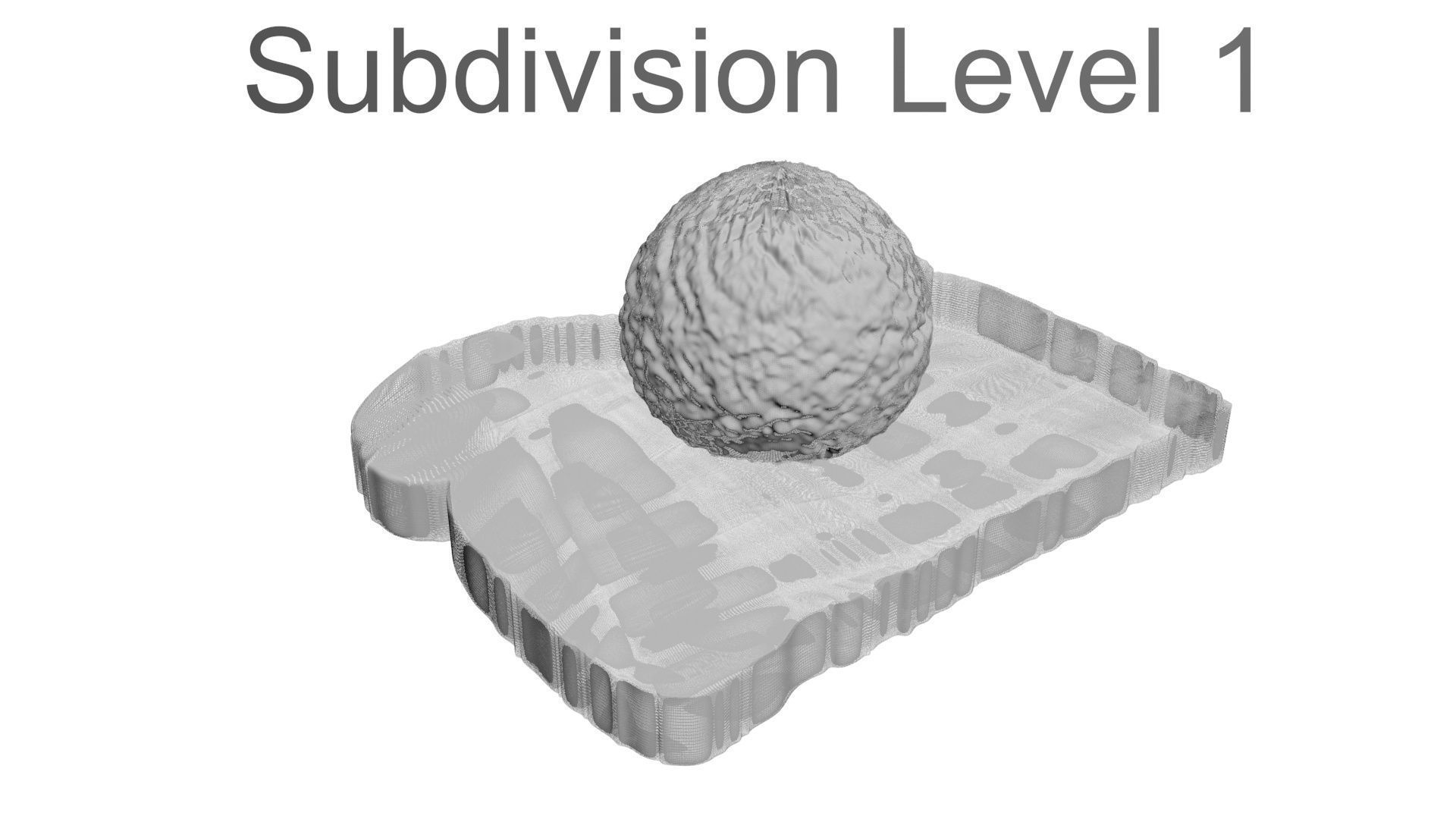 Ice Cream On Toast 3D model_33