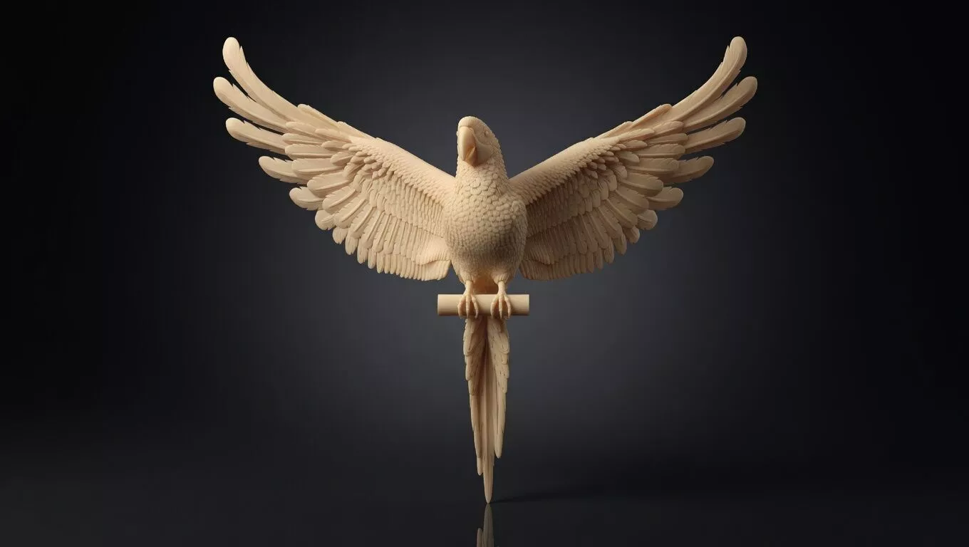 parrot 3D print model