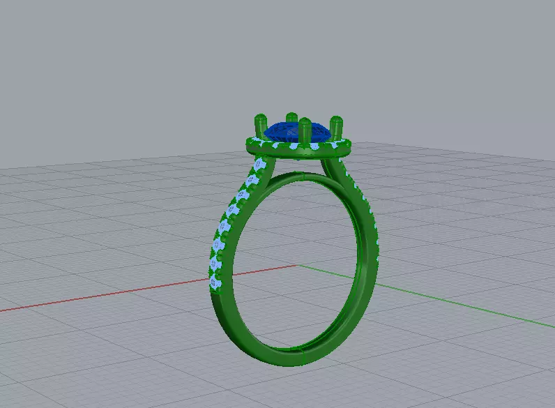 Fashion Ring 3D print model
