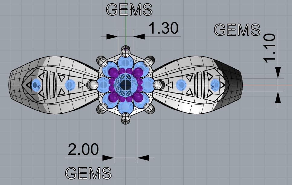 NEW RING COLLECTION WITH STONE-MR01- 3D print model_2