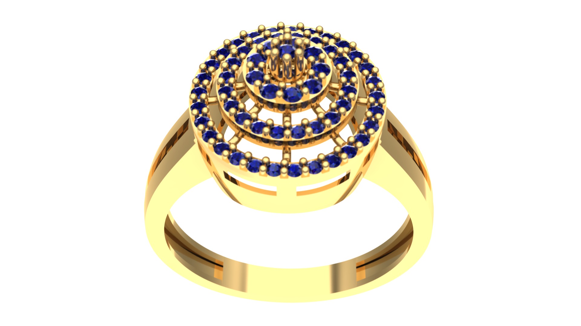 NEW RING COLLECTION WITH STONE-MR02- 3D print model_2