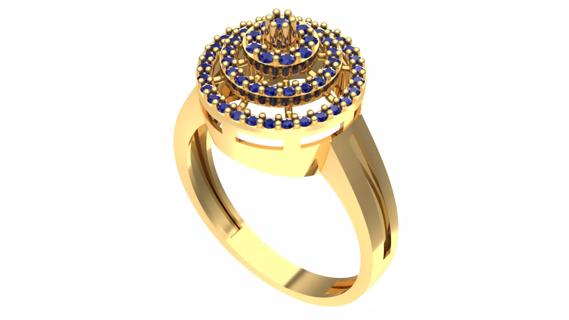 NEW RING COLLECTION WITH STONE-MR02- 3D print model_0