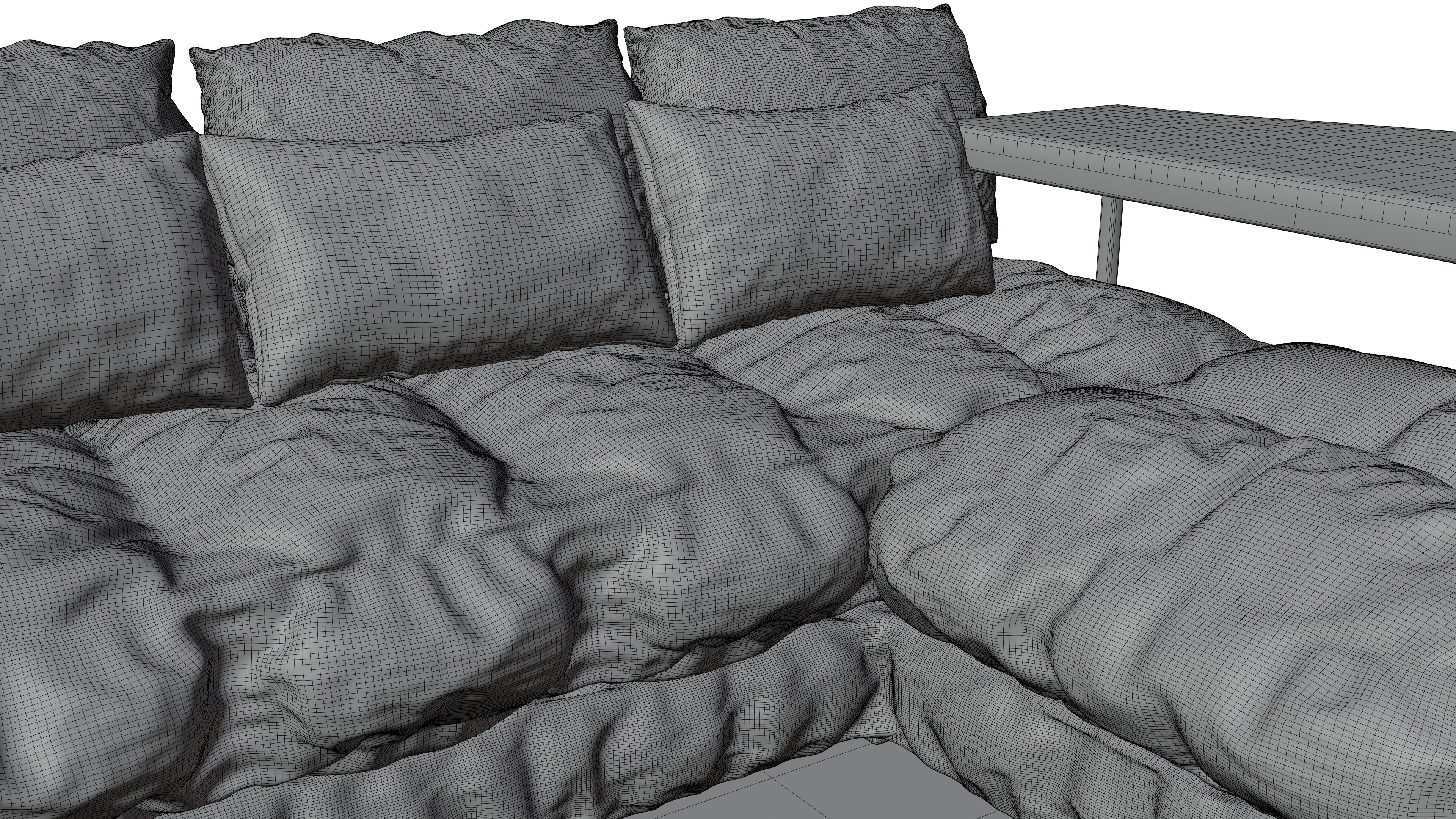 Sofa in warm collors 3D model_8