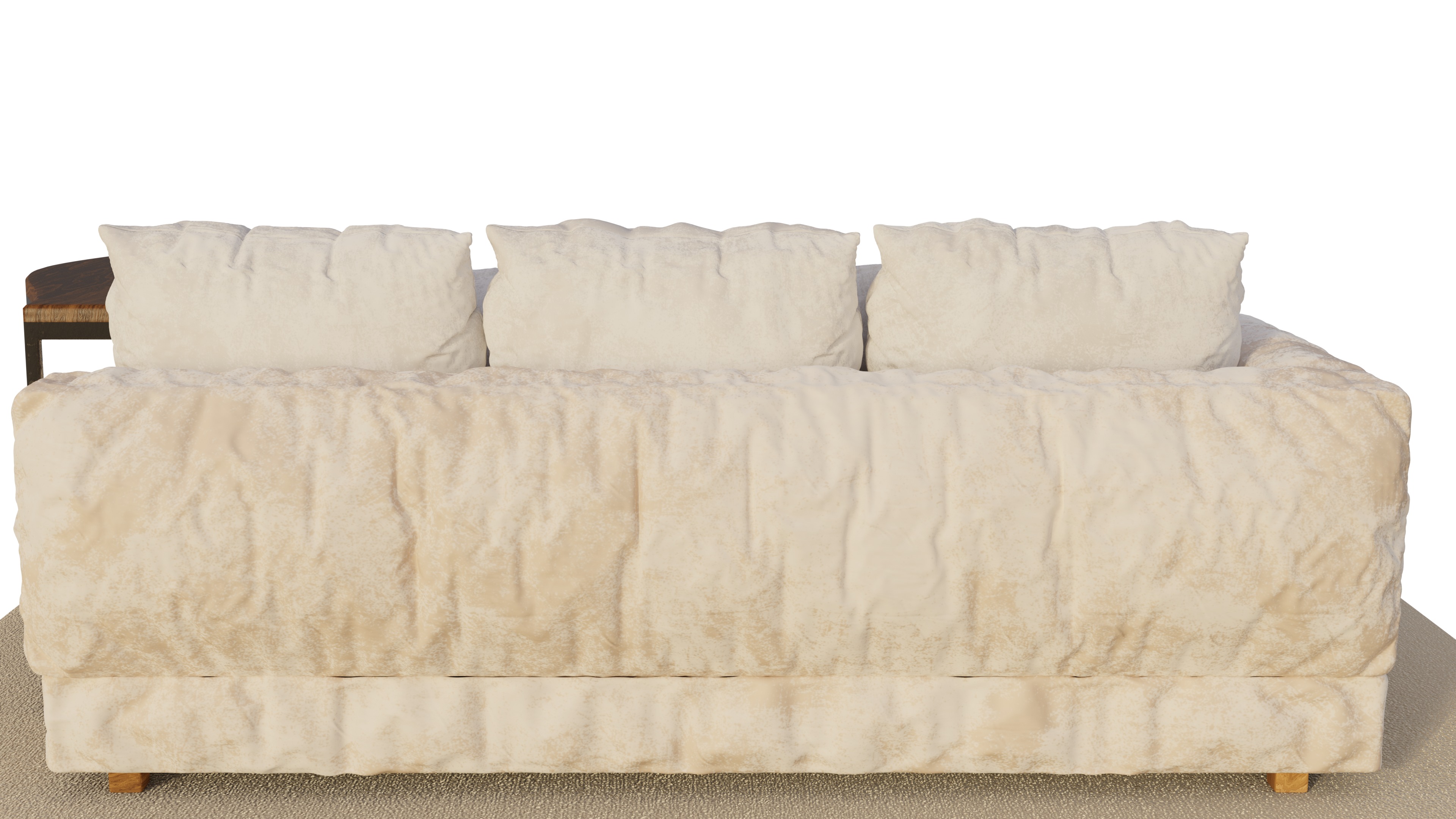 Sofa in warm collors 3D model_3