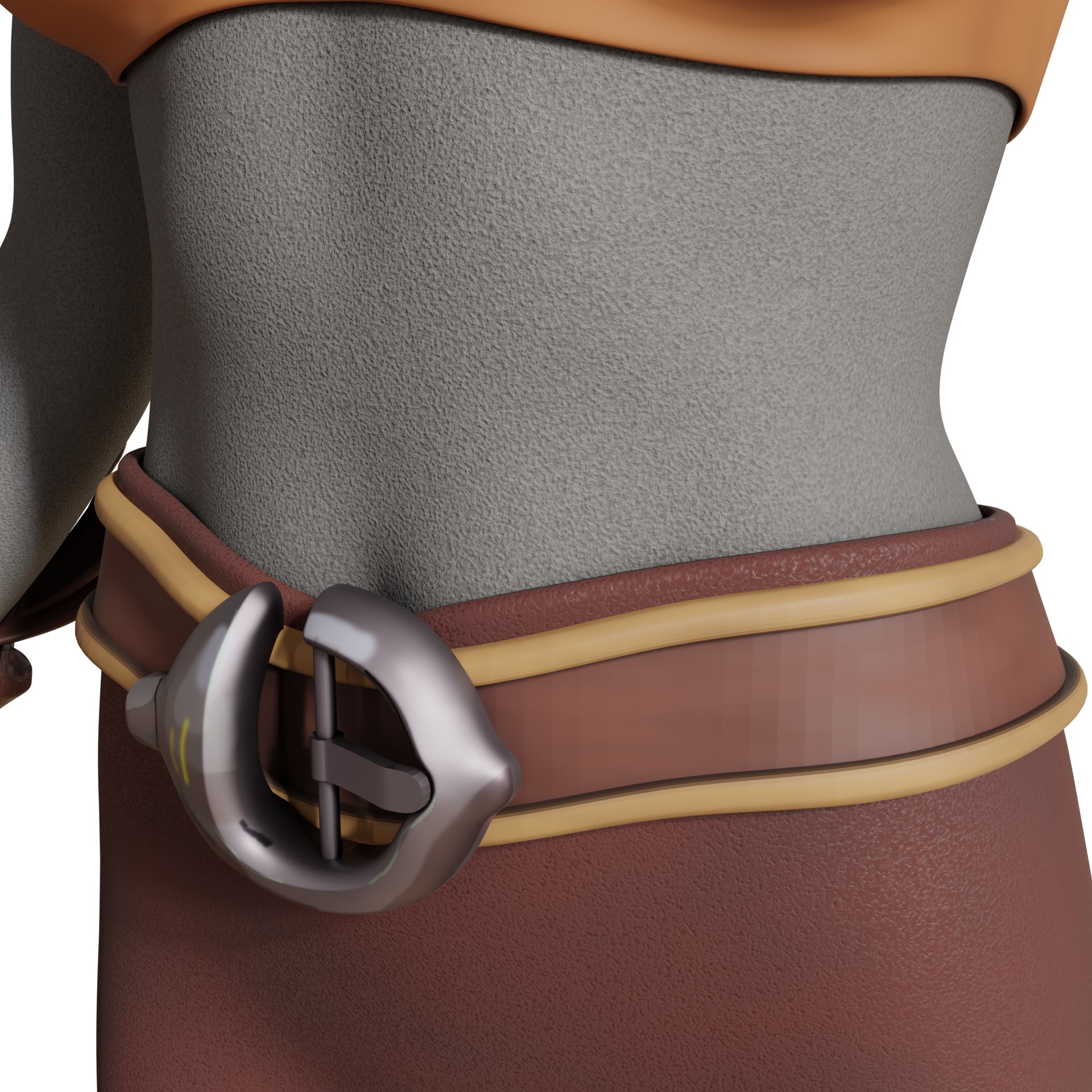 marvel rivals squirrel girl set of cosplay accessories slingshot 3D print model_15