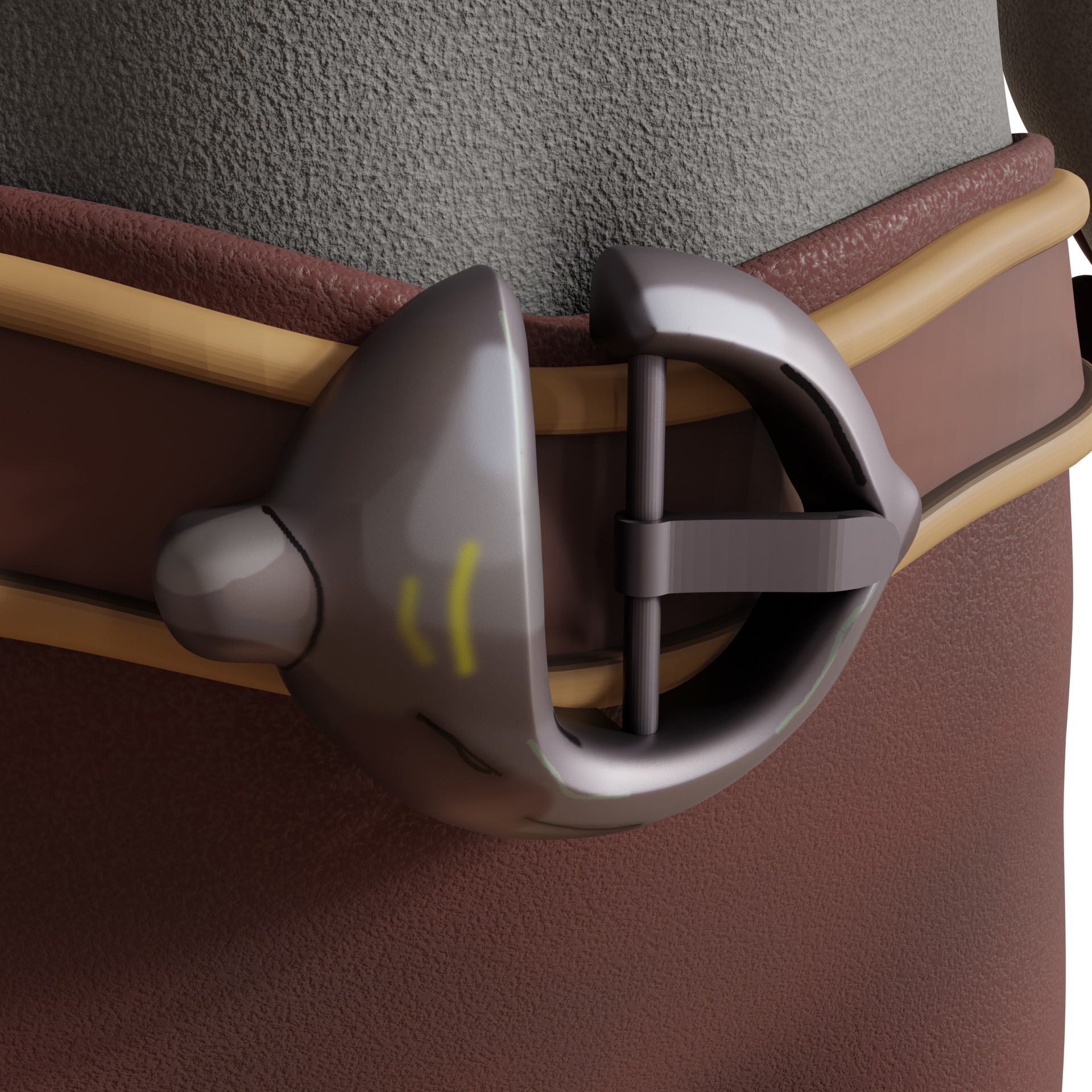 marvel rivals squirrel girl set of cosplay accessories slingshot 3D print model_8