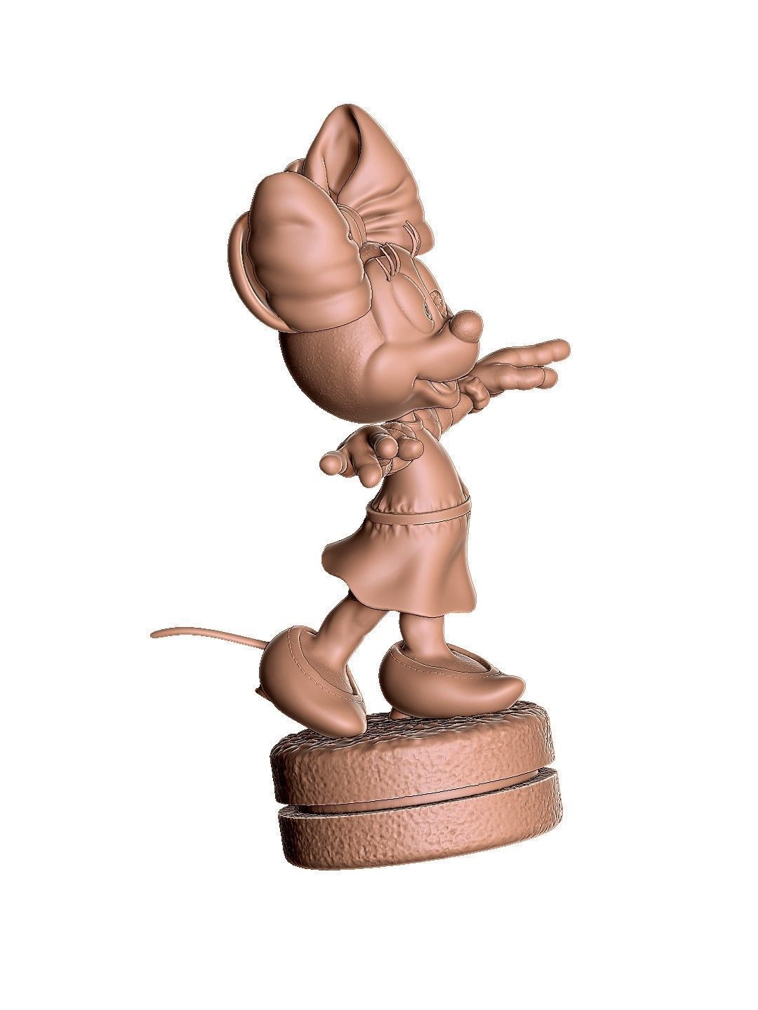 Minnie Mouse wua-la for 3D Printing Stl 3D print model_13