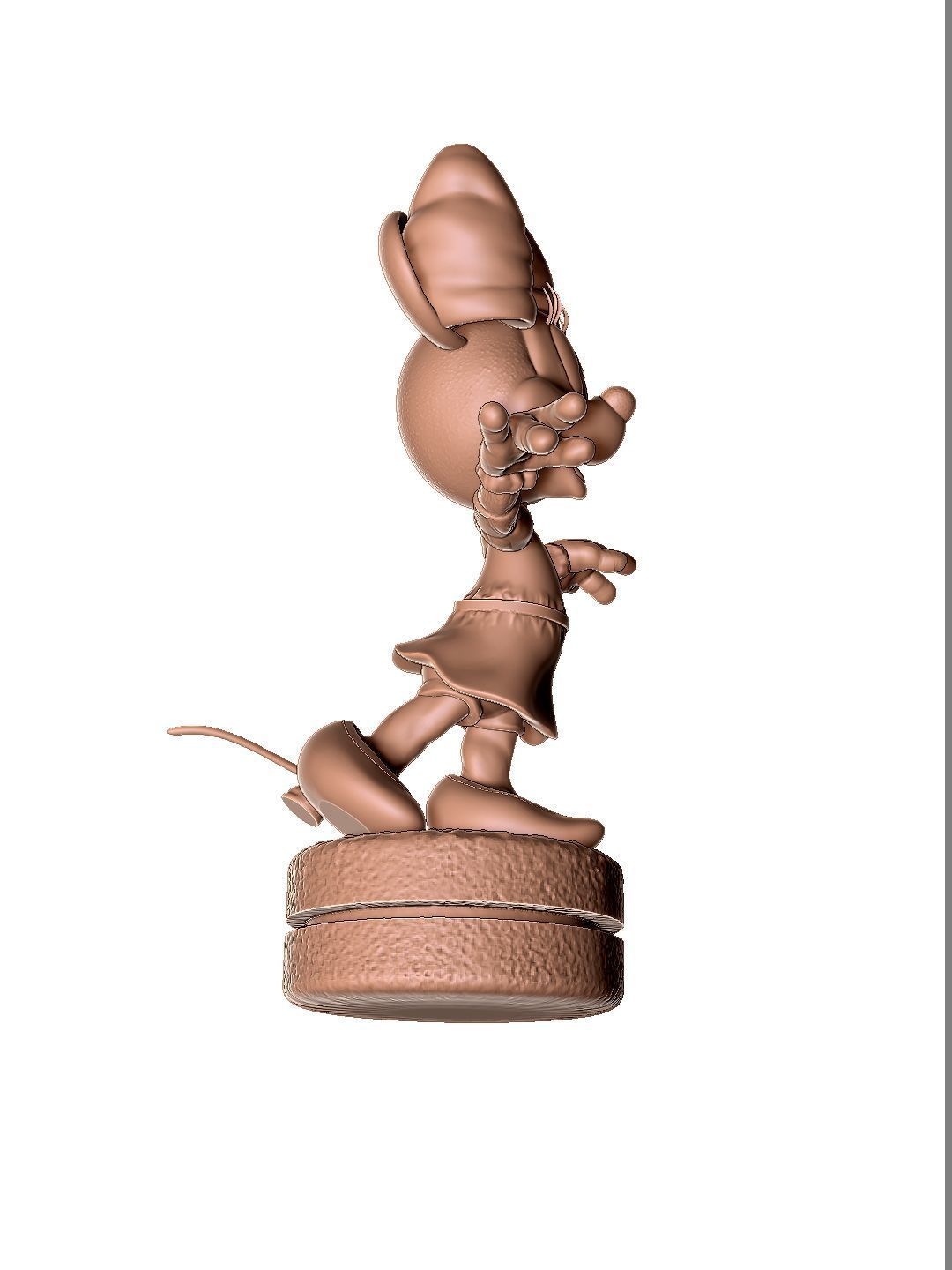 Minnie Mouse wua-la for 3D Printing Stl 3D print model_6