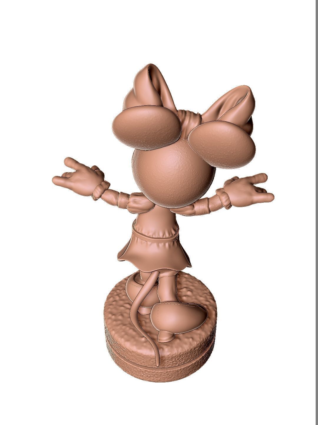 Minnie Mouse wua-la for 3D Printing Stl 3D print model_18