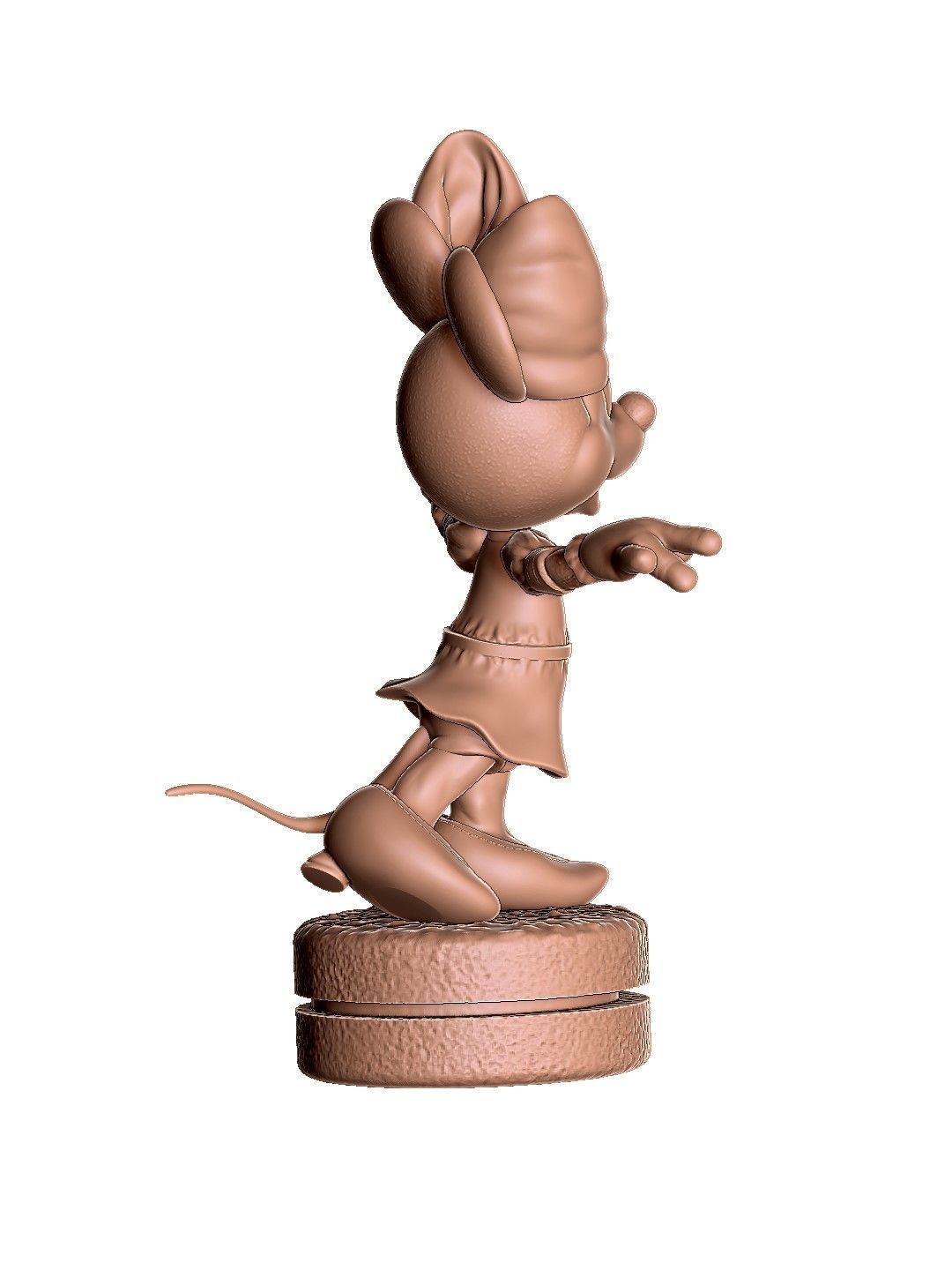 Minnie Mouse wua-la for 3D Printing Stl 3D print model_12