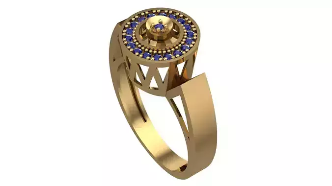 NEW RING COLLECTION WITH STONE-MR07-