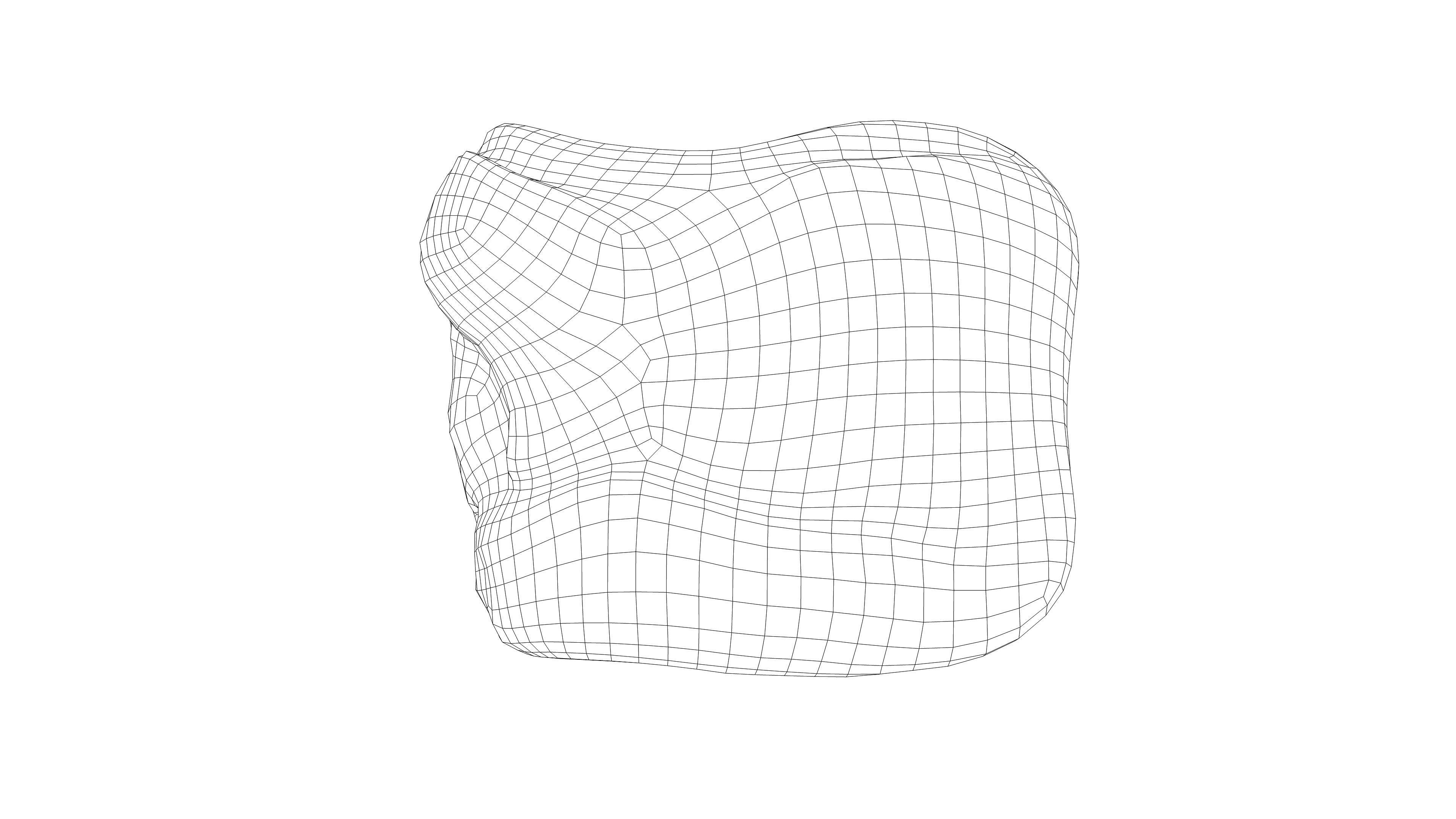 Photorealistic 3D scan of half a rye bread Low-poly 3D model_19