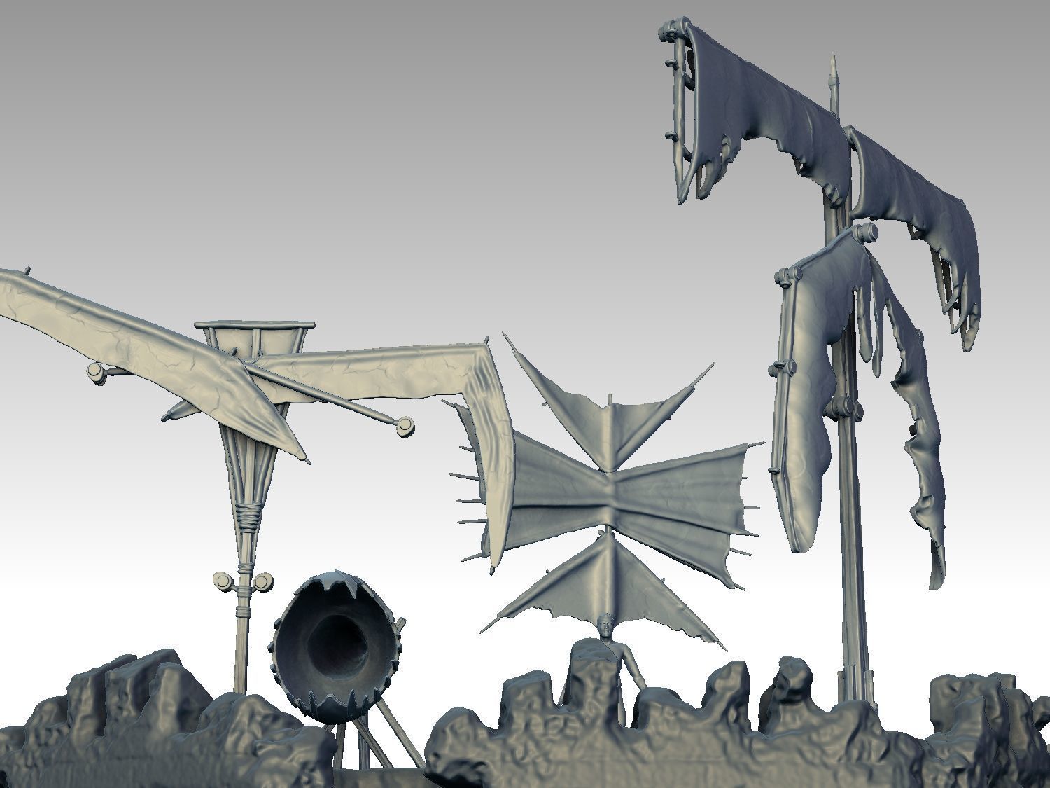 RAVENHILL SIGNALS PACK - COMMAND THE BATTLE 3D print model_13